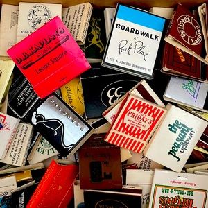 Vintage matchbooks